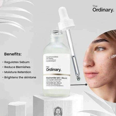 The Ordinary Niacinamide 10% + Zinc 1% High-Strength Vitamin and Blemish Formula - 30ml