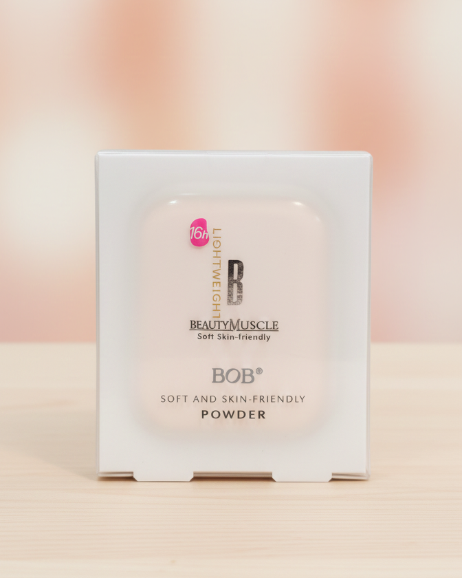 BOB® Beauty Muscle Lightweight Soft & Skin-Friendly 16H Lasting Face Powder