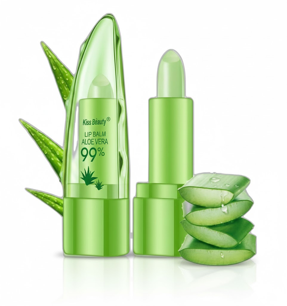 Kiss Beauty 99% Aloe Vera Moisturizing Lip Balm | ঠোঁটের যত্নে ন্যাচারাল অ্যালোভেরা