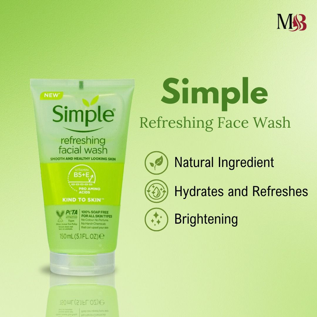 Simple Refreshing facial wash-150ml