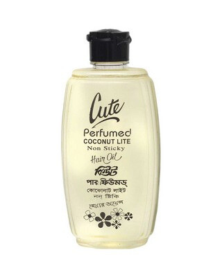 Cute Perfumed Coconut Lite Non-Sticky Hair Oil - 90ml Cute Perfumed Coconut Lite Hair Oil | Non-Sticky & Fragrant