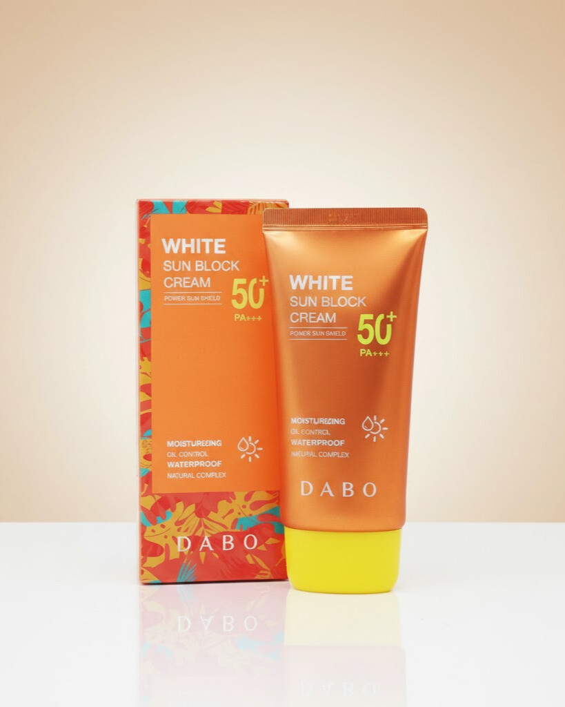 DABO White Sun Block Cream SPF 50+ PA+++ | অয়েল কন্ট্রোল ও ওয়াটারপ্রুফ-70ml