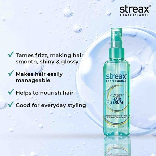 Streax Professional Vitariche Gloss Hair Serum-115ml