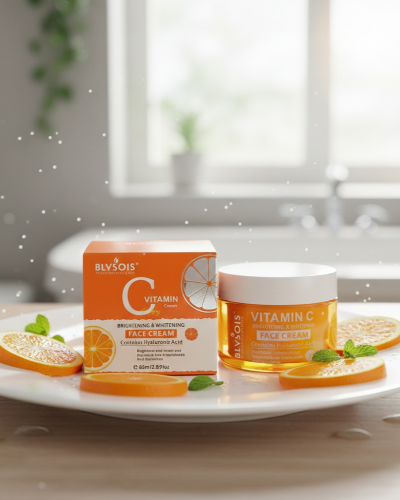 Blvsois Vitamin C Brightening & Whitening Face Cream with Hyaluronic Acid - 85ml