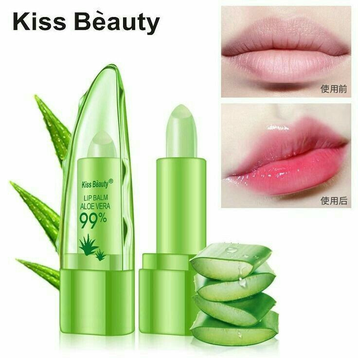 Kiss Beauty 99% Aloe Vera Moisturizing Lip Balm | ঠোঁটের যত্নে ন্যাচারাল অ্যালোভেরা