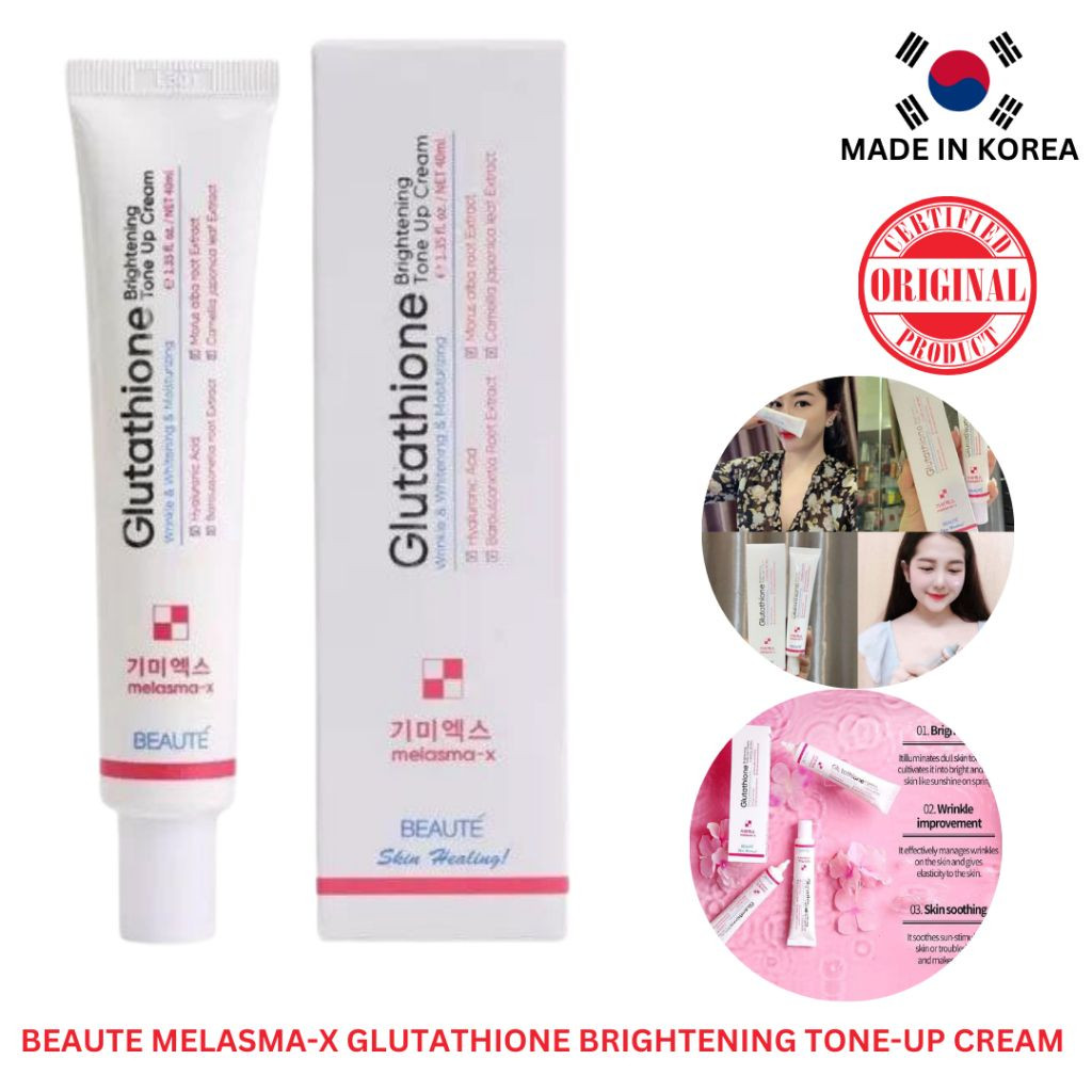 Glutathione Brightening Tone Up Cream - Melasma-X (40ml) | Wrinkle & Whitening