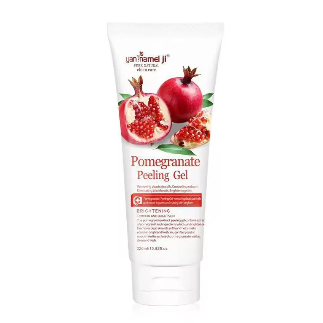 Yan Namei Ji Pomegranate Peeling Gel | Deep Cleansing & Brightening Facial Exfoliator (250g)