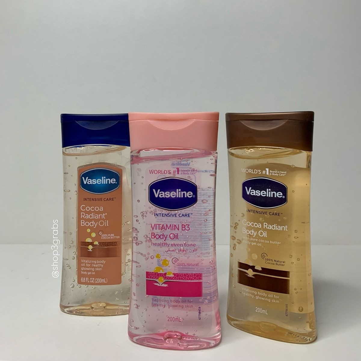 Vaseline Intensive Care Cocoa Radiant Body Oil - 100% Pure Cocoa Butter - 6.8 fl oz (200ml