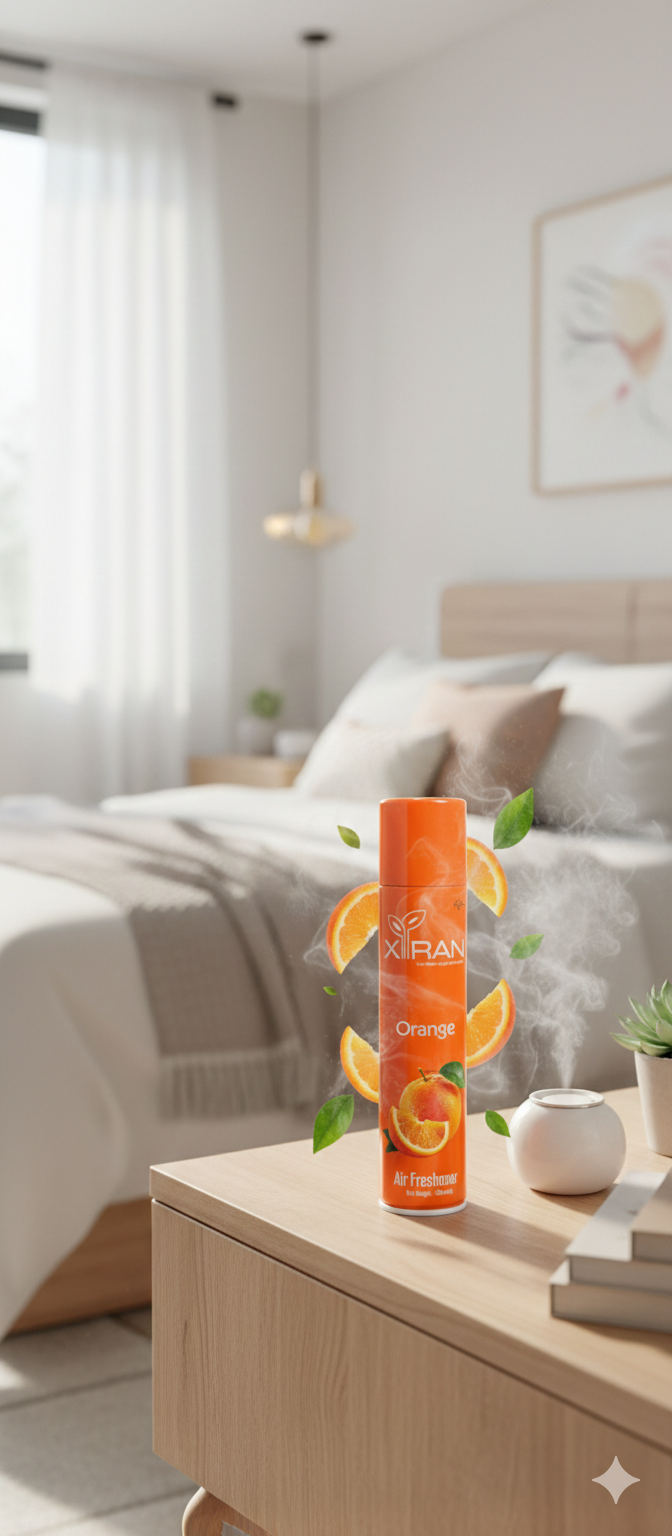 Xiran Orange Air Freshener – 200ml | Long-Lasting Natural Citrus Fragrance