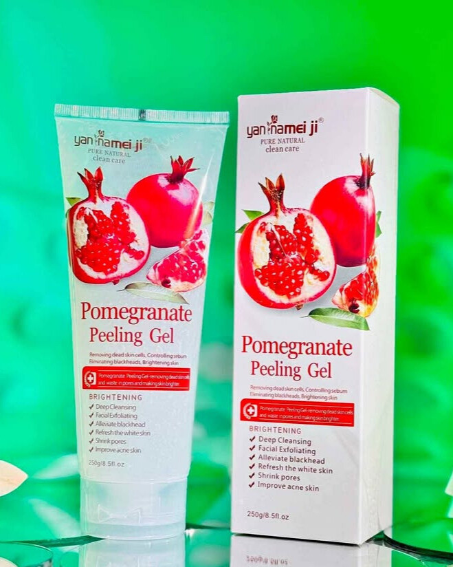 Yan Namei Ji Pomegranate Peeling Gel | Deep Cleansing & Brightening Facial Exfoliator (250g)
