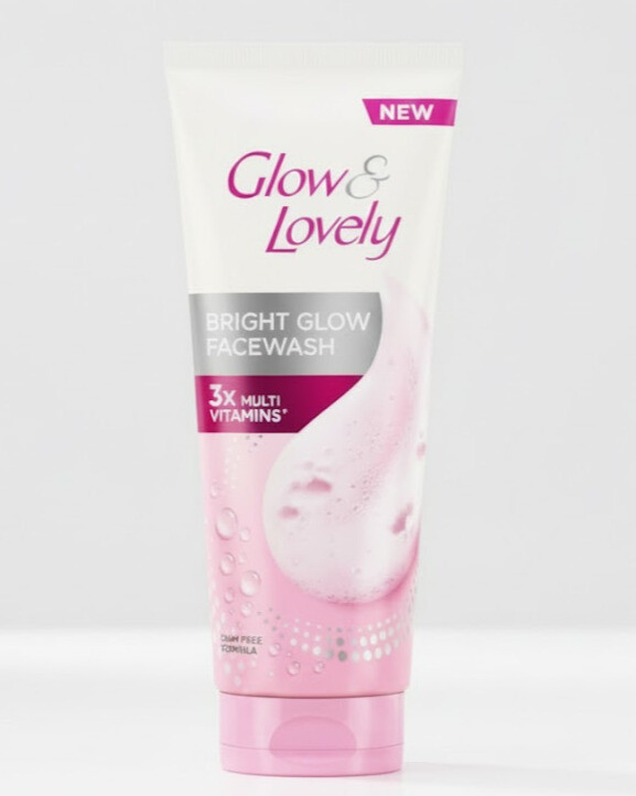 Glow & Lovely Bright Glow Facewash | ৩X -100gমাল্টিভিটামিন সহ ব্রাইট স্কিন