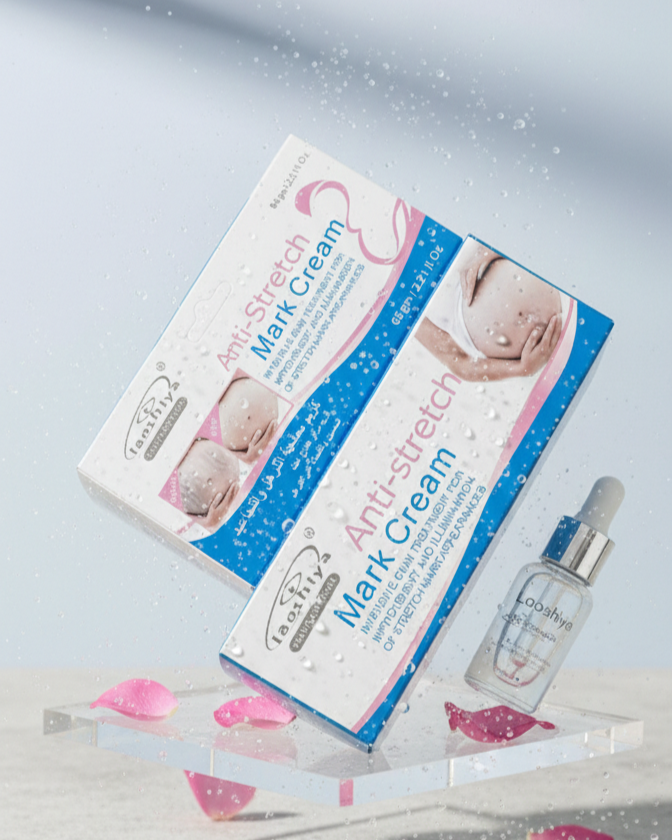 Laoshiya Anti-Stretch Mark Cream - Advanced Skin Treatment (63g)