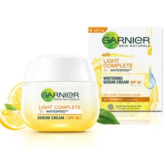 Garnier Light Complete White Speed Multi-Action Whitening Serum Cream SPF 20--23g