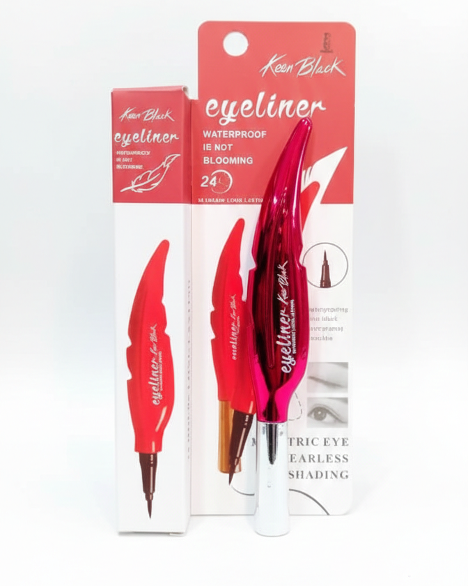 Long-Lasting Precision Liquid Eyeliner – Intense Black, Smudge-Proof & Waterproof