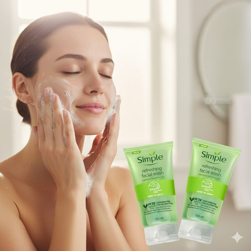 Simple Refreshing facial wash-150ml