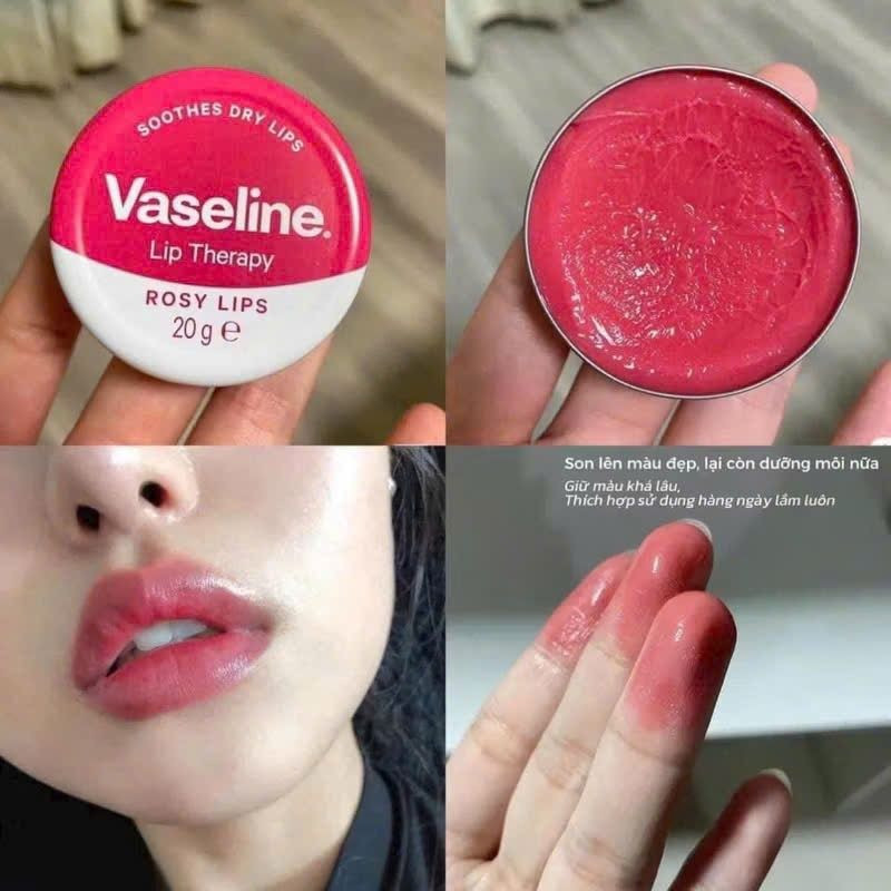 Vaseline Lip Therapy Rosy Lips - ইন্টেন্সিভ ময়েশ্চারাইজার ও গোলাপী আভা (১৭ গ্রাম)