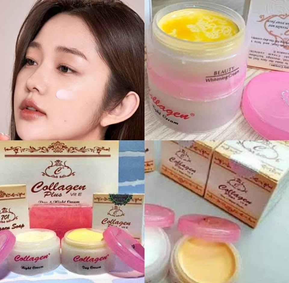 Collagen Plus VIT E ক্রিম সেট – ডে ও নাইট ক্রিম – কোলাজেন ও ভিটামিন ই সমৃদ্ধ