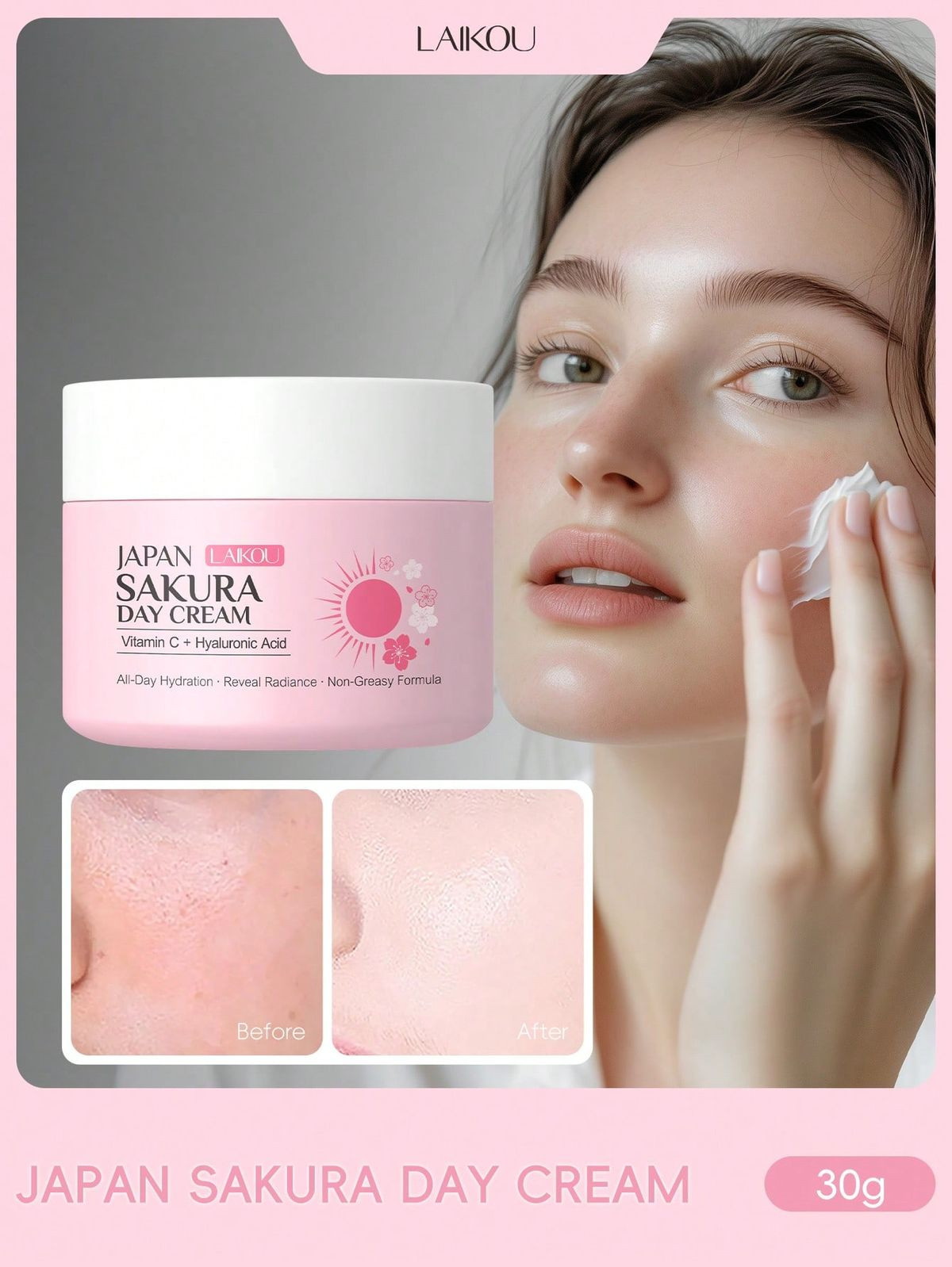 LAIKOU Japan Sakura Essence Cream-60g