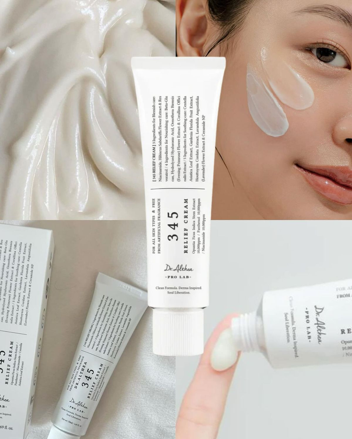 Dr. Althea 345 Relief Cream (50ml) – Soothing & Skin Barrier Repair